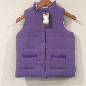 NEW CPC Childrens‎ Wear Girls Sz XL 12/14 Carter Puffer Vest Hyacinth Outerwear